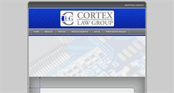 Desktop Screenshot of cortexlaw.com
