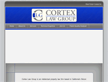 Tablet Screenshot of cortexlaw.com